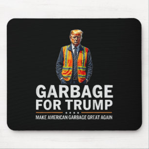 Donald Trump Garbyge Orange Reflective Safety Vest Musmatta