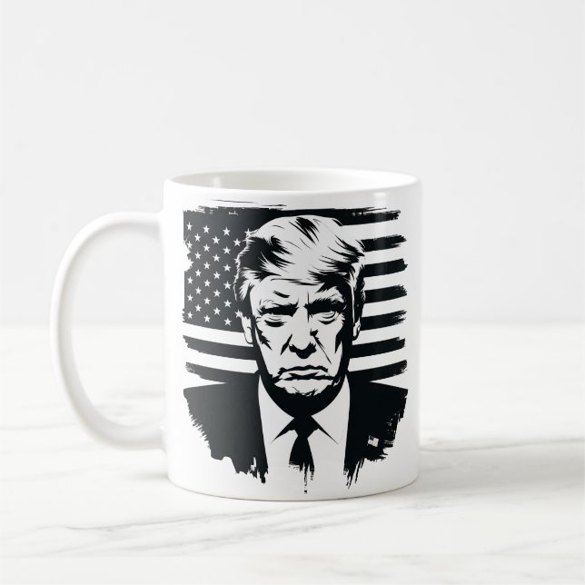 Donald Trump "General" / "47" Kaffemugg (Vänster)