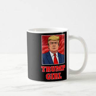 Donald Trump Girl Funny Underbar America President Kaffemugg