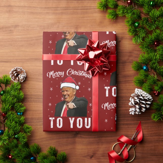 Donald Trump God jul Funny Presentpapper (Julgåva)