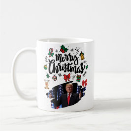 Donald Trump God jul Kaffemugg