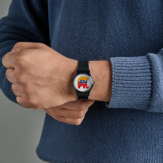 Donald Trump GOP Elefant Hår - Det Är Dags Armbandsur