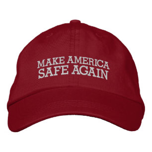 Donald Trump - Gör Amerika Säkrare igen Broderad Keps