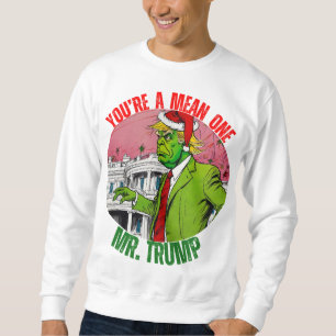 DONALD TRUMP - GÖR CHRISTMAS UNDERBART IGEN LÅNG ÄRMAD TRÖJA