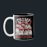 Donald Trump gör katter Säkra igen 2024 Debatt Två-Tonad Mugg<br><div class="desc">Donald Trump gör katter Säkra igen 2024 Debatt lustigt</div>