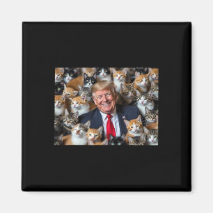 Donald Trump Gör Katter Säkra Igen 2024 Roligt Magnet
