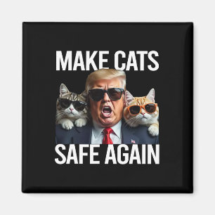 Donald Trump gör katter Säkra igen Red Hat 2024 De Magnet