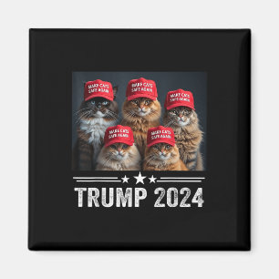Donald Trump gör katter Säkra igen Red Hat 2024 De Magnet
