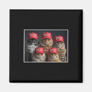 Donald Trump gör katter Säkra igen Red Hat 2024 De Magnet