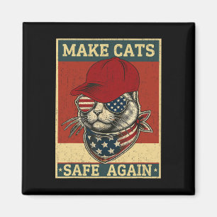 Donald Trump gör katter Säkra igen Red Hat 2024 De Magnet