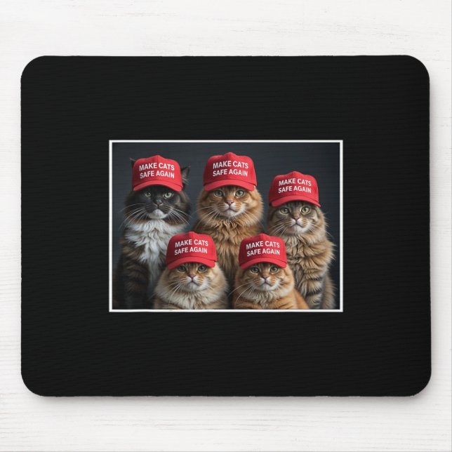 Donald Trump gör katter Säkra igen Red Hat 2024 De Musmatta (Framsidan)