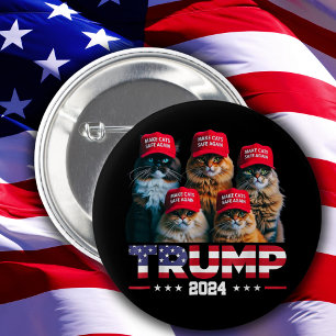 Donald Trump Gör katter Säkra igen Red Hat 2024 Knapp