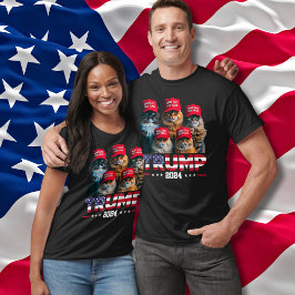 Donald Trump Gör katter Säkra igen Red Hat 2024 T Shirt