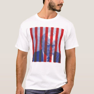 Donald Trump Graphic Mugshot Red Blue T-Shirt
