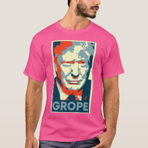 Donald Trump Grope - Barrack Obama Parody T Shirt