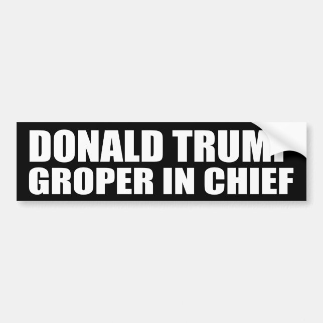 "DONALD TRUMP: GROPER I CHEF ", BILDEKAL (Framsidan)