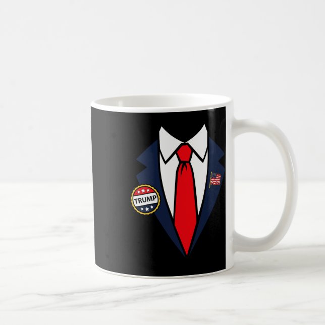 Donald Trump Halloween Costume Easy Last Minute Co Kaffemugg (Höger)