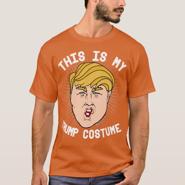 Donald Trump Halloween Costume T Shirt (Framsida)