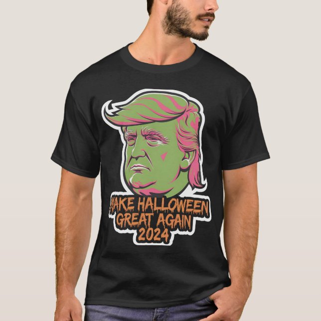Donald Trump Halloween T-Shirt (Framsida)