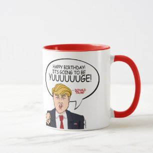 Donald Trump Hälsning - Grattis på födelsedagen Mugg
