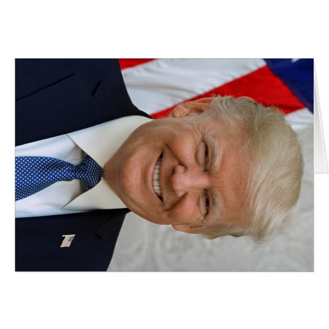 Donald Trump Hälsningskort (Framsidan Horizontal)