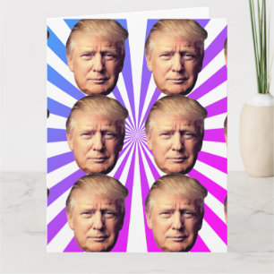 DONALD TRUMP HÄMTA ETT VÄL ÖVERSIKT KORT