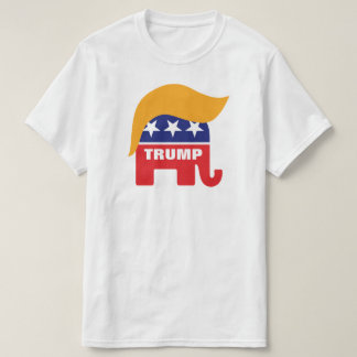 Donald Trump Hår GOP Elefant Logotyp T-shirt