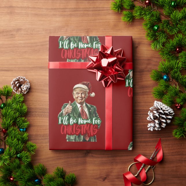 Donald Trump Hemma till jul Presentpapper (Julgåva)