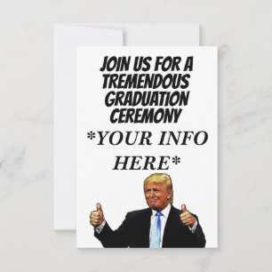 DONALD TRUMP HIGH SCHOOL-STUDENTKORT SPARA DATUMET