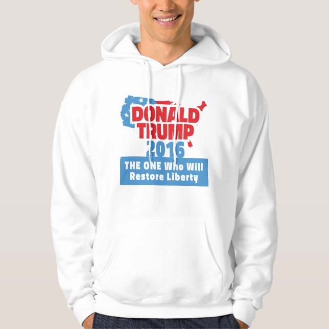 Donald Trump Hoodie 2016 (Framsida)