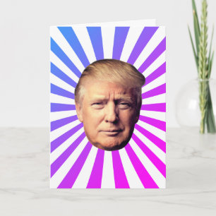 DONALD TRUMP HUMOROUS BIRTHDAY CARD KORT