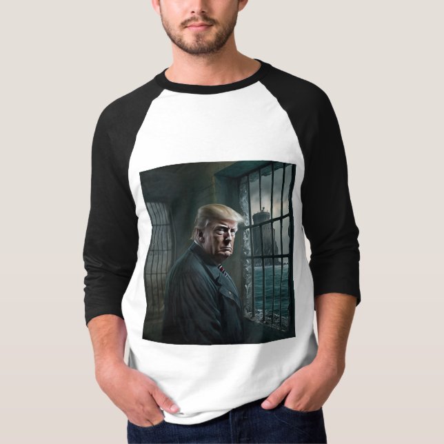 Donald Trump i Alcatraz-fängelset T Shirt (Framsida)