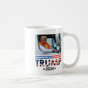 Donald Trump i Garbyge Lastbil Team Garge for Trum Kaffemugg