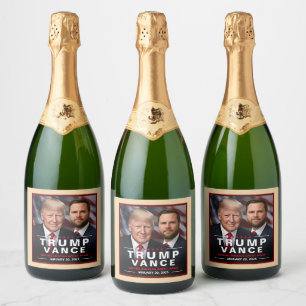 Donald Trump Inauguration Champagne Victory Guld