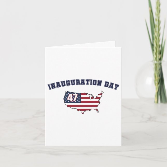 Donald Trump Inauguration Dag 47:e presidenten för Kort (Framsida)
