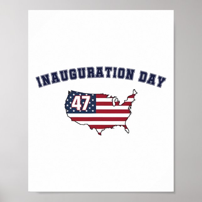 Donald Trump Inauguration Dag 47:e presidenten för Poster (Framsidan)
