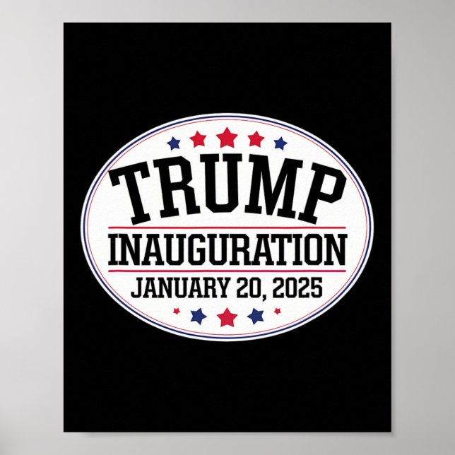 Donald Trump Inauguration Day 2025 1 Poster (Framsidan)