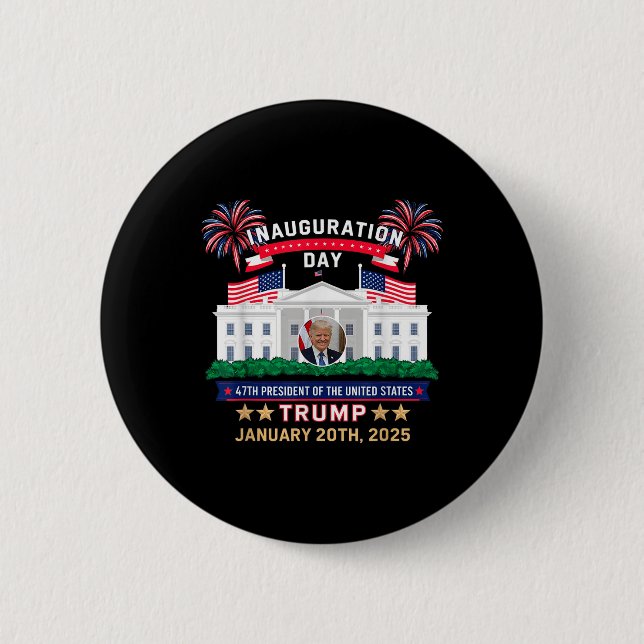 Donald Trump Inauguration Day 2025 47:e presidente Knapp (Framsida)