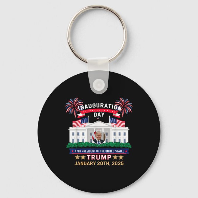 Donald Trump Inauguration Day 2025 47:e presidente Nyckelring (Framsida)