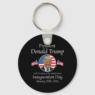 Donald Trump Inauguration Day 2025 47:e USA:s pres Nyckelring