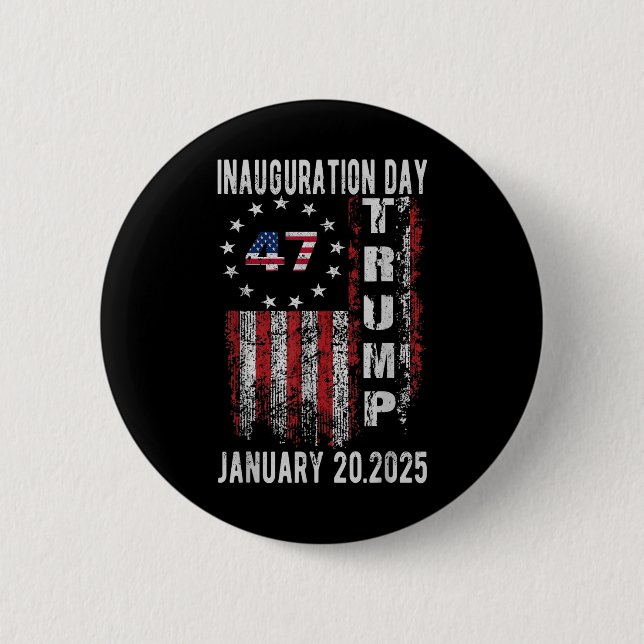 Donald Trump Inauguration Day 2025 47 Trump 202 Knapp (Framsida)