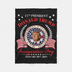 Donald Trump Inauguration Day 2025 Usa 47:e presid Fleecefilt