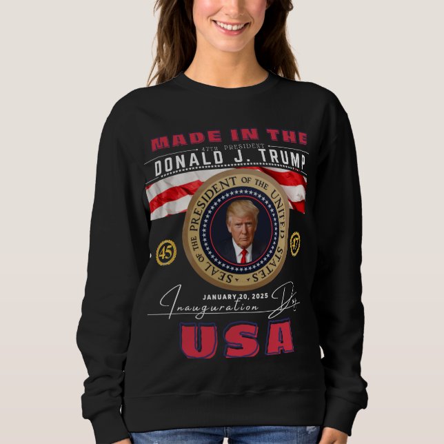 Donald Trump Inauguration Day 20 januari 2025 T Shirt (Framsida)