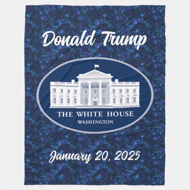 Donald Trump Inauguration Day & White House Fleecefilt (Framsidan)