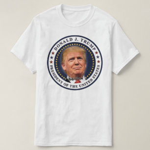 Donald Trump Inauguration Guld Stars Souvenir T Shirt
