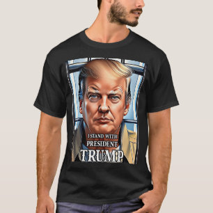 Donald Trump indikerade lås upp honom Jail Free US T Shirt