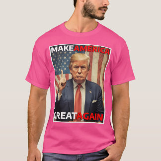 Donald Trump inför president 2024 - Gör Amerika ti T Shirt