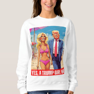 DONALD TRUMP - JAG ÄR EN TRUMP GIRL T SHIRT