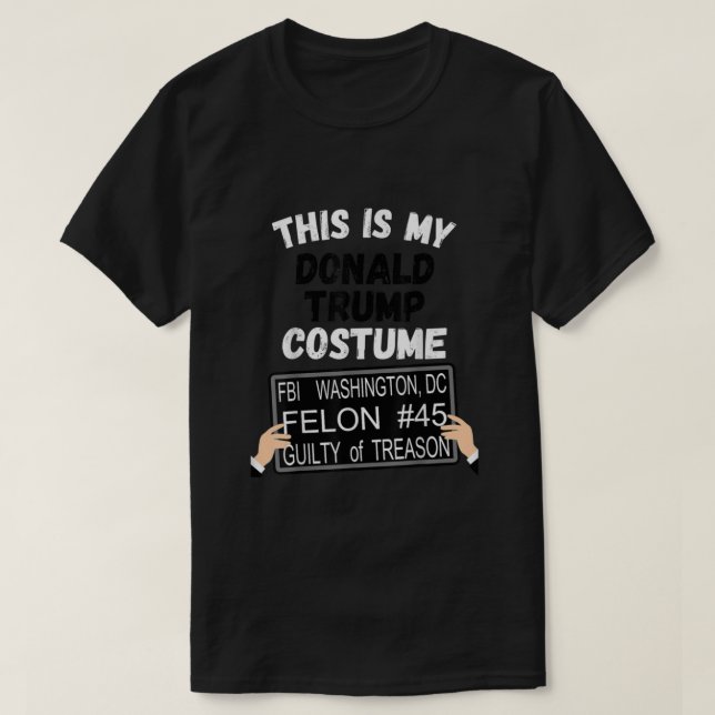 Donald Trump Jail Convict Outfit Anti Trump for Pr T Shirt (Design framsida)
