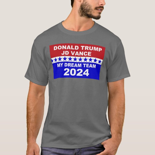 Donald Trump JD Vance 2024 T Shirt (Framsida)